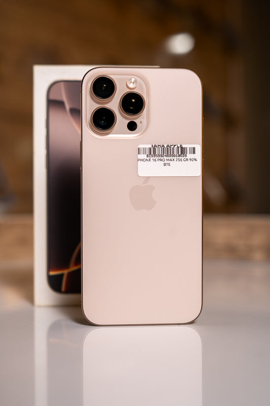 iPhone 16 Pro Max 256GB 90% Avec Boite