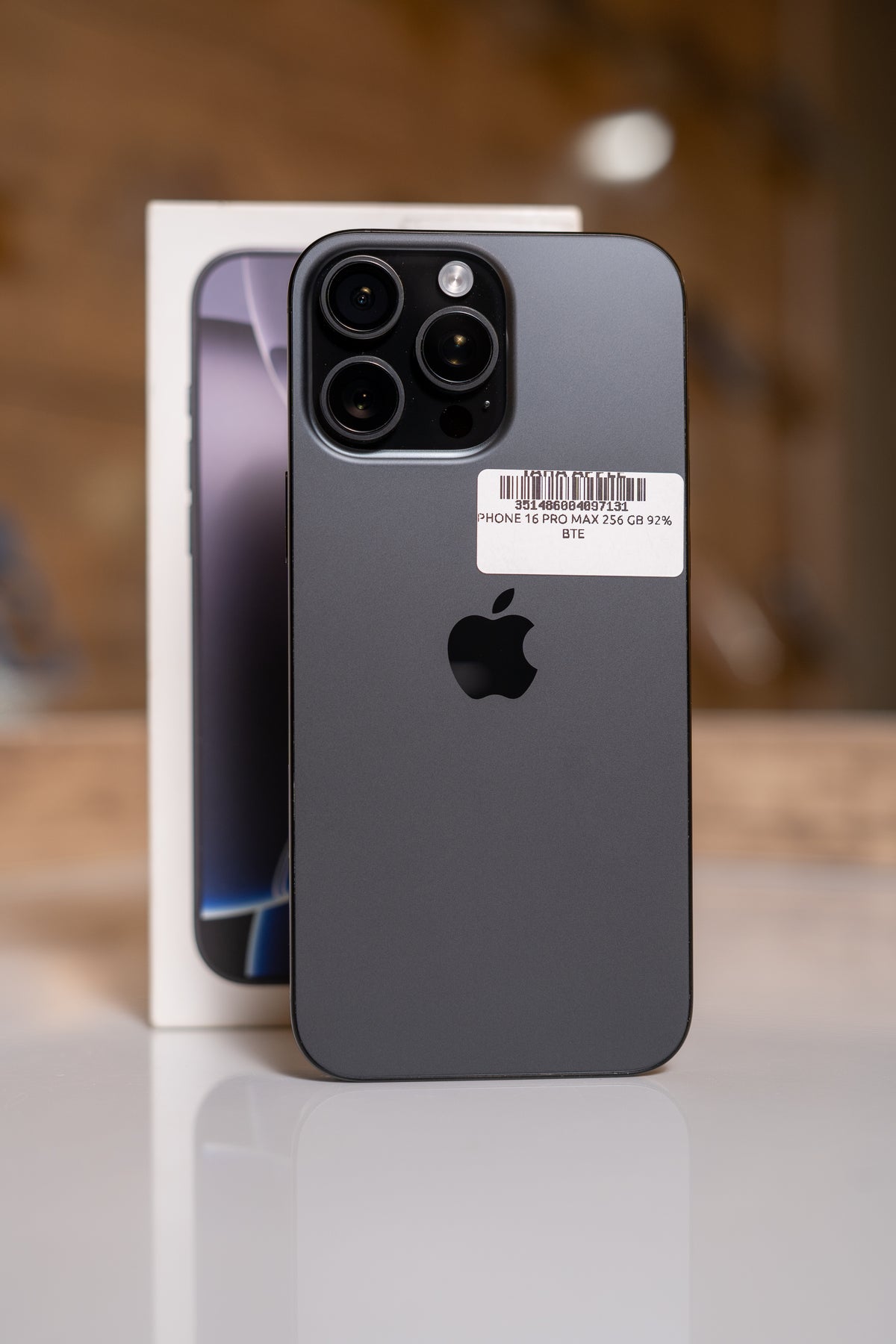 iPhone 16 Pro Max 256GB 92% Avec Boite