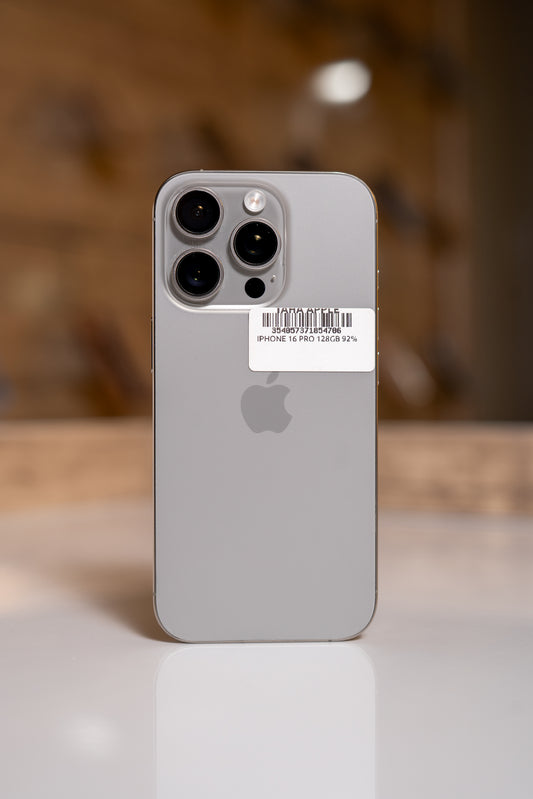 iPhone 16 Pro 128GB 92% DOUBLE SIM