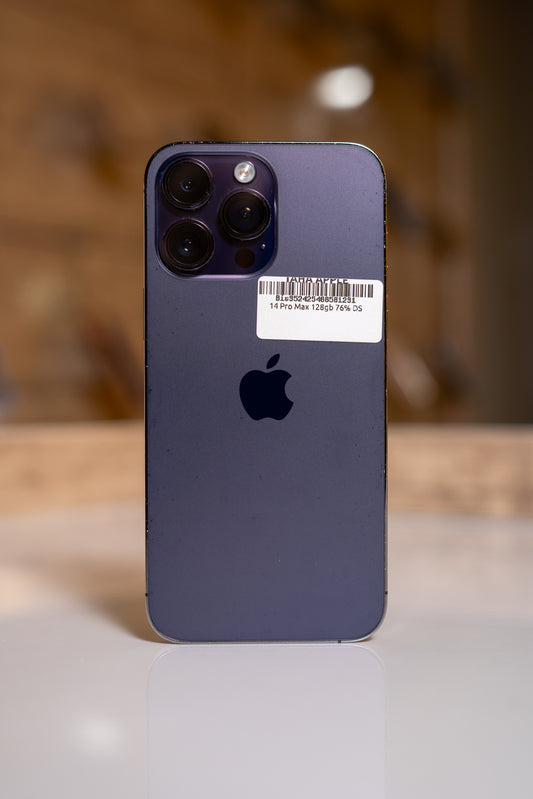 iPhone 14 Pro Max 128GB 76% DOUBLE SIM