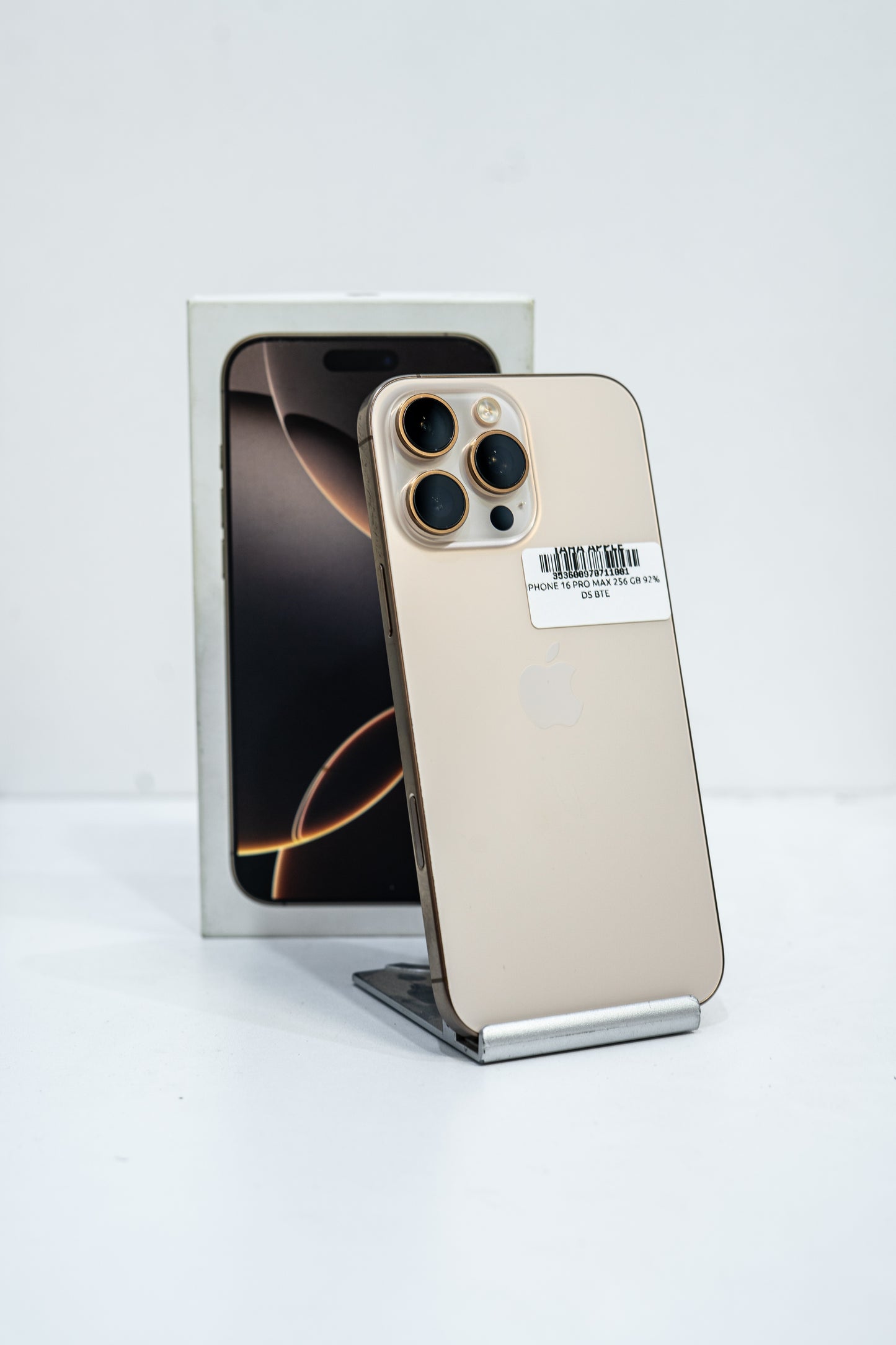 iPhone 16 Pro Max 256GB 92% Double SIM (Avec Boite)